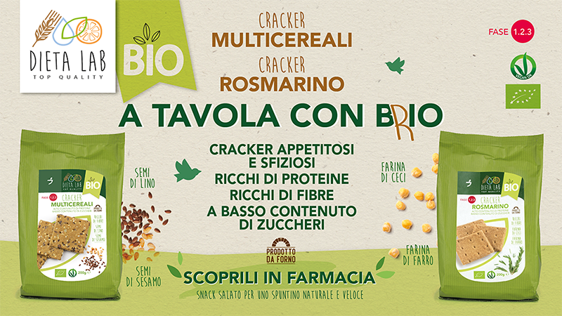 NOVITÀ: CRACKER BIO MULTICEREALI E ROSMARINO