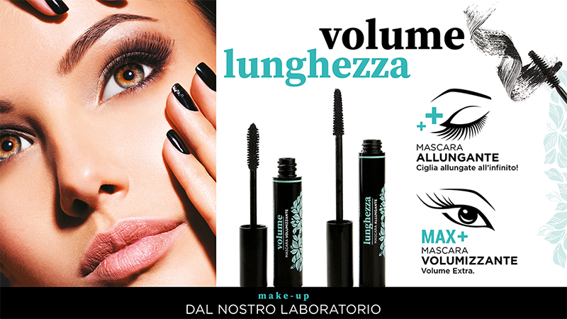 NOVITÀ: MASCARA ALLUNGANTE E VOLUMIZZANTE