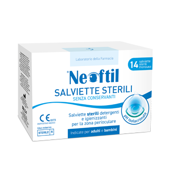 Neoftil salviette oculari - 14 bustine