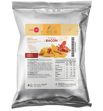 Tortitos al gusto di Bacon