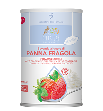 Bevanda al gusto di panna fragola 300 g